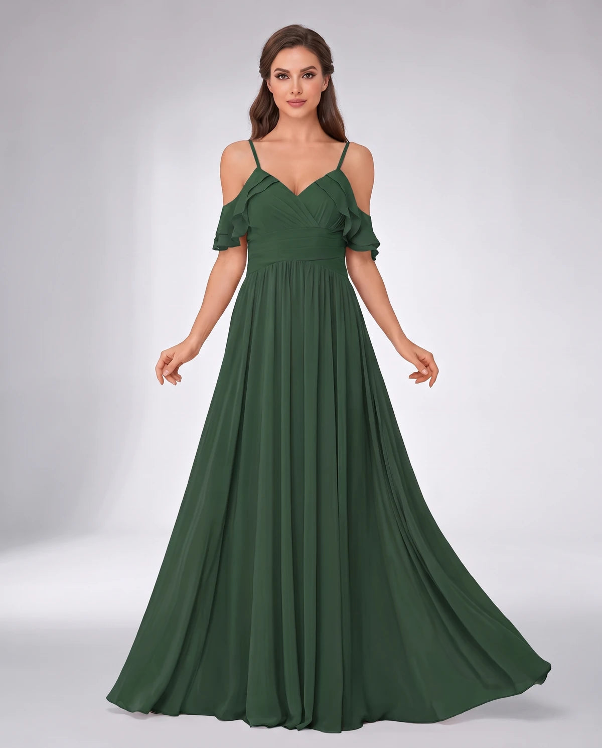 Hyacinthe Maxi Dresses — Emerald