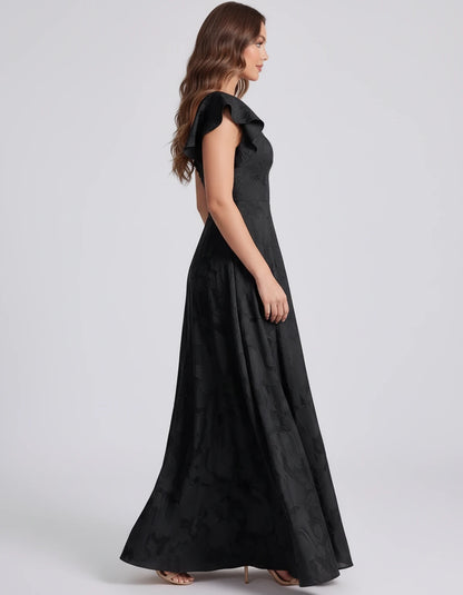 Iberia Maxi Dresses — Black | SKU: RB-fcb553-black-2,RB-fcb553-black-4,RB-fcb553-black-6,RB-fcb553-black-8,RB-fcb553-black-10,RB-fcb553-black-12,RB-fcb553-black-14,RB-fcb553-black-16,RB-fcb553-black-16 Plus,RB-fcb553-black-20 Plus,RB-fcb553-black-24 Plus,RB-fcb553-black-22W