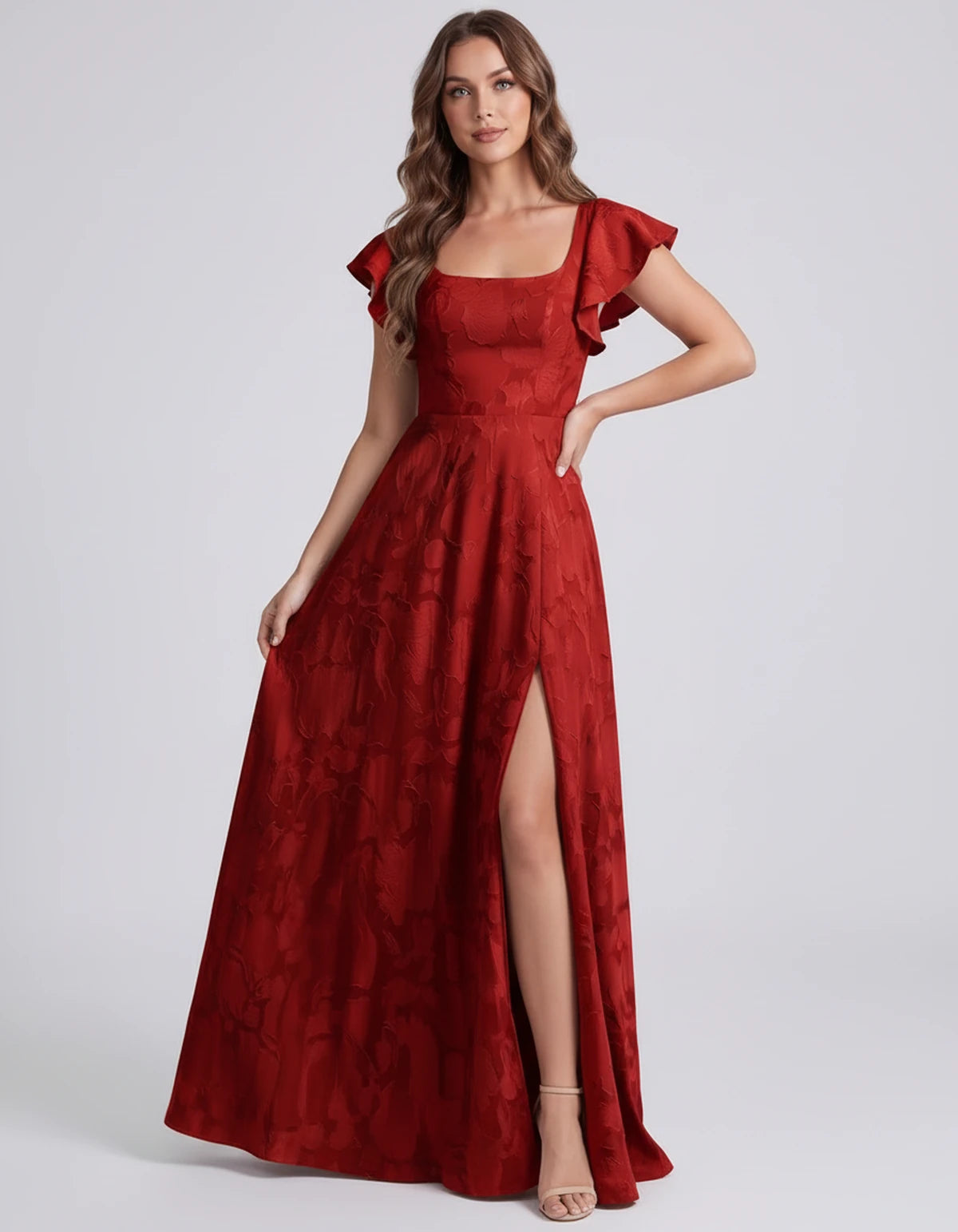 Iberia Maxi Dresses — Red | SKU: RB-fcb553-red-2,RB-fcb553-red-4,RB-fcb553-red-6,RB-fcb553-red-8,RB-fcb553-red-10,RB-fcb553-red-12,RB-fcb553-red-14,RB-fcb553-red-16,RB-fcb553-red-16 Plus,RB-fcb553-red-20 Plus,RB-fcb553-red-24 Plus,RB-fcb553-red-22W