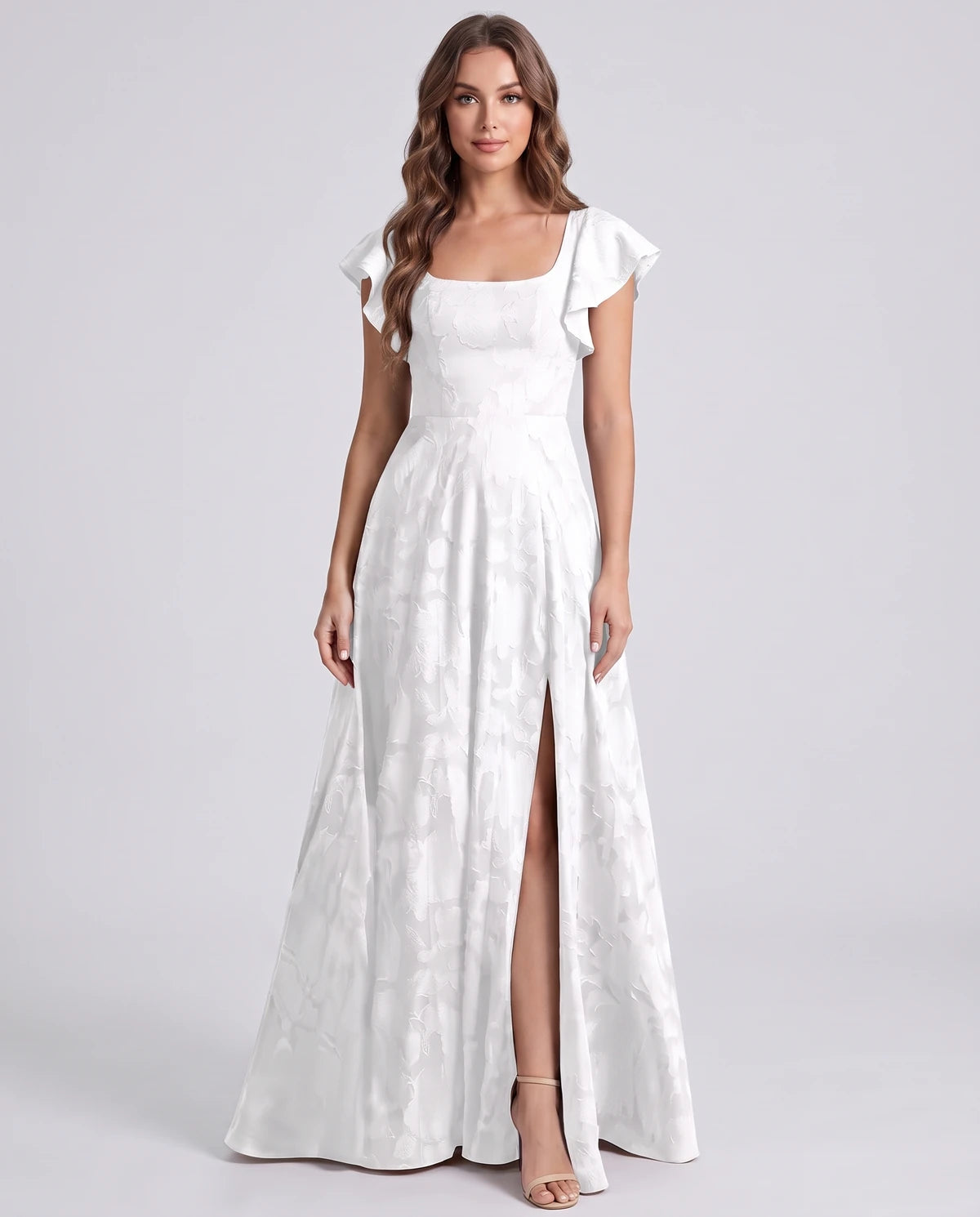 Iberia Maxi Dresses — White