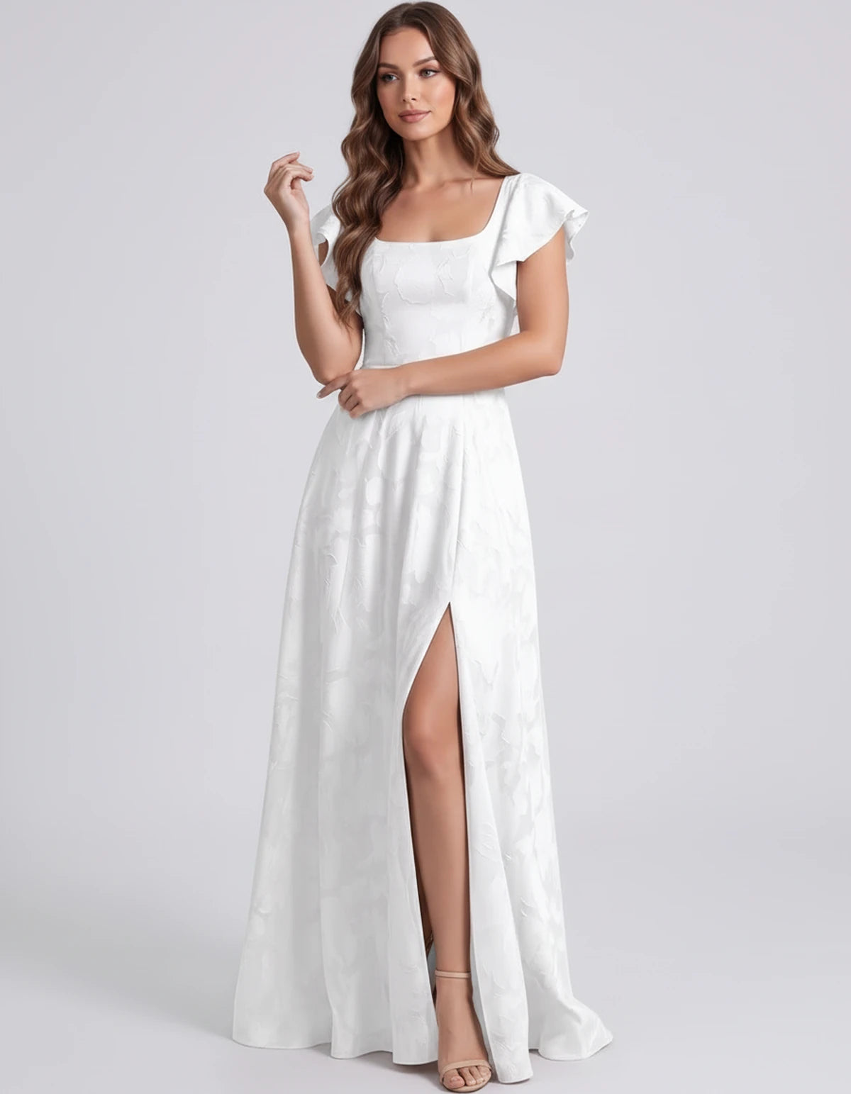 Iberia Maxi Dresses — White | SKU: RB-fcb553-white-2,RB-fcb553-white-4,RB-fcb553-white-6,RB-fcb553-white-8,RB-fcb553-white-10,RB-fcb553-white-12,RB-fcb553-white-14,RB-fcb553-white-16,RB-fcb553-white-16 Plus,RB-fcb553-white-20 Plus,RB-fcb553-white-24 Plus,RB-fcb553-white-22W