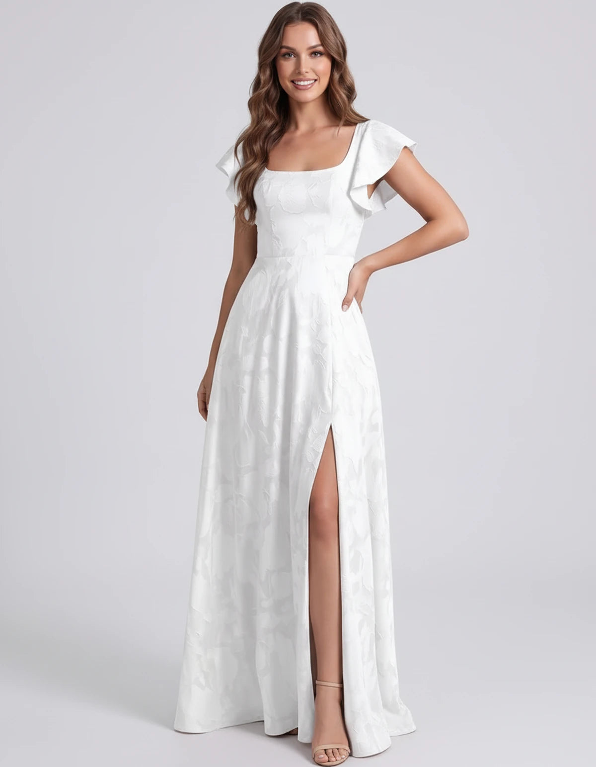 Iberia Maxi Dresses — White | SKU: RB-fcb553-white-2,RB-fcb553-white-4,RB-fcb553-white-6,RB-fcb553-white-8,RB-fcb553-white-10,RB-fcb553-white-12,RB-fcb553-white-14,RB-fcb553-white-16,RB-fcb553-white-16 Plus,RB-fcb553-white-20 Plus,RB-fcb553-white-24 Plus,RB-fcb553-white-22W