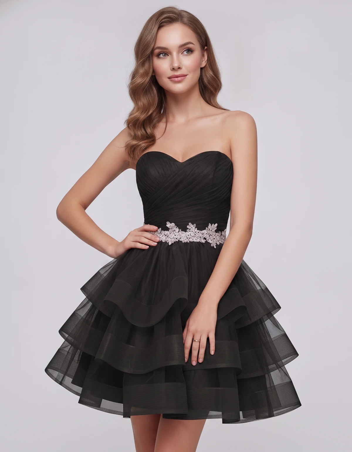 Idalia Mini Dress — Black | SKU: RB-bd92fe-black-2,RB-bd92fe-black-4,RB-bd92fe-black-6,RB-bd92fe-black-8,RB-bd92fe-black-10,RB-bd92fe-black-12,RB-bd92fe-black-14,RB-bd92fe-black-16,RB-bd92fe-black-18,RB-bd92fe-black-20,RB-bd92fe-black-22,RB-bd92fe-black-24