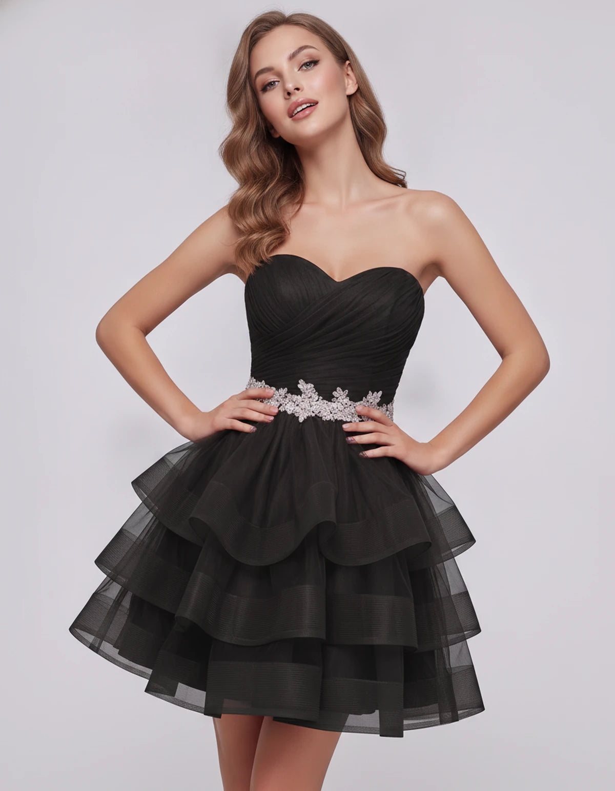 Idalia Mini Dress — Black | SKU: RB-bd92fe-black-2,RB-bd92fe-black-4,RB-bd92fe-black-6,RB-bd92fe-black-8,RB-bd92fe-black-10,RB-bd92fe-black-12,RB-bd92fe-black-14,RB-bd92fe-black-16,RB-bd92fe-black-18,RB-bd92fe-black-20,RB-bd92fe-black-22,RB-bd92fe-black-24