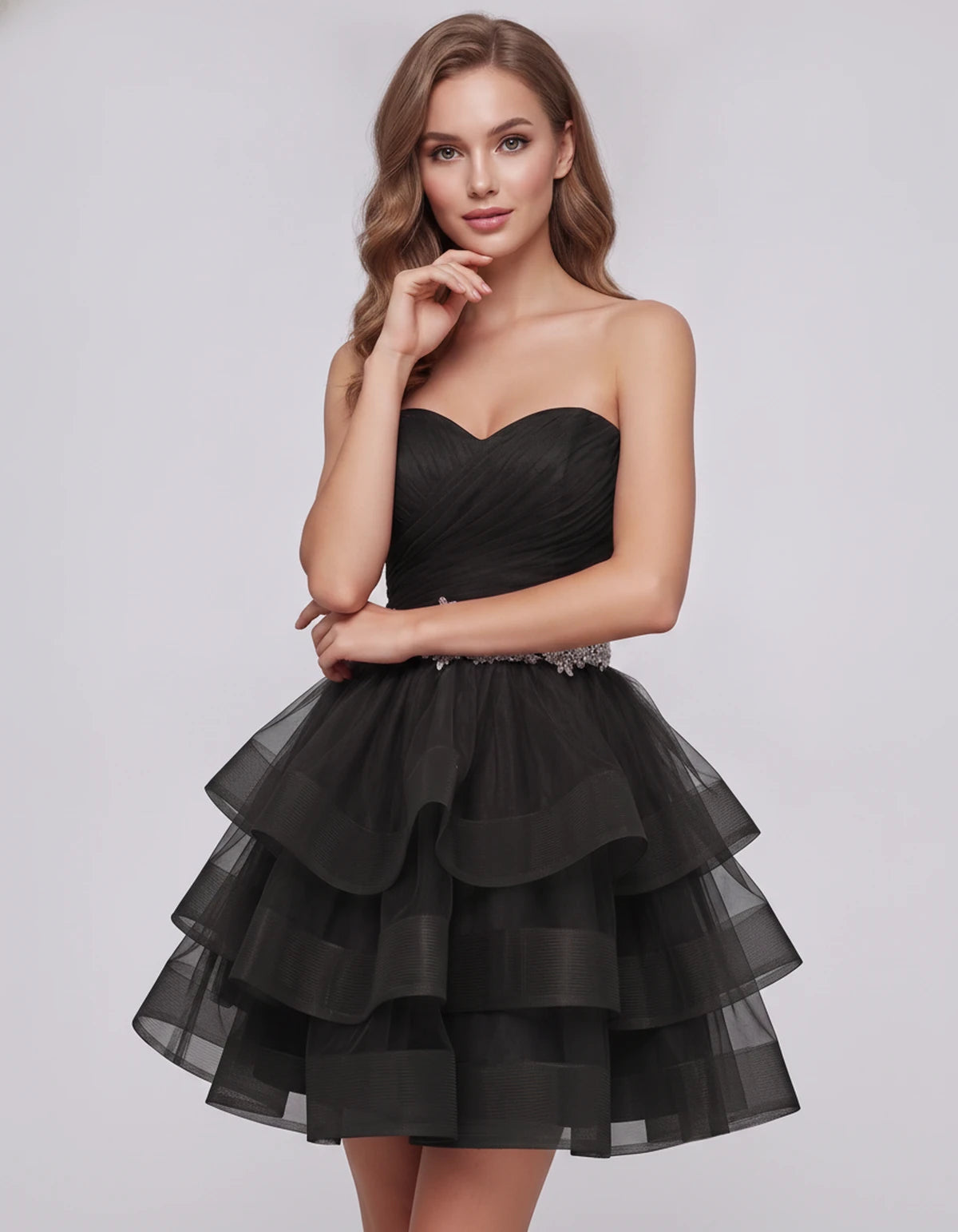 Idalia Mini Dress — Black | SKU: RB-bd92fe-black-2,RB-bd92fe-black-4,RB-bd92fe-black-6,RB-bd92fe-black-8,RB-bd92fe-black-10,RB-bd92fe-black-12,RB-bd92fe-black-14,RB-bd92fe-black-16,RB-bd92fe-black-18,RB-bd92fe-black-20,RB-bd92fe-black-22,RB-bd92fe-black-24