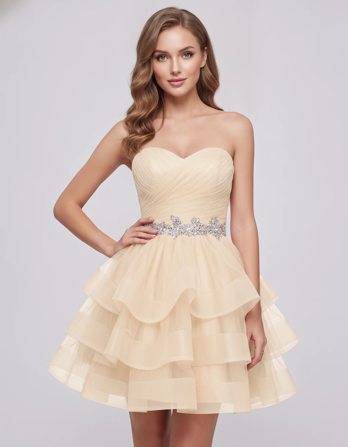 Idalia Mini Dress — Champagne | SKU: RB-bd92fe-champa2e-2,RB-bd92fe-champa2e-4,RB-bd92fe-champa2e-6,RB-bd92fe-champa2e-8,RB-bd92fe-champa2e-10,RB-bd92fe-champa2e-12,RB-bd92fe-champa2e-14,RB-bd92fe-champa2e-16,RB-bd92fe-champa2e-18,RB-bd92fe-champa2e-20,RB-bd92fe-champa2e-22,RB-bd92fe-champa2e-24