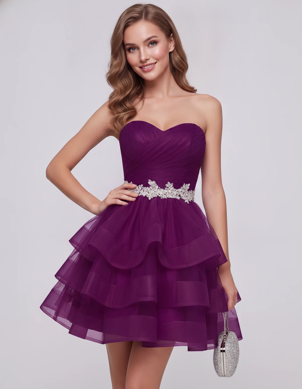 Idalia Mini Dress — Grape | SKU: RB-bd92fe-grape-2,RB-bd92fe-grape-4,RB-bd92fe-grape-6,RB-bd92fe-grape-8,RB-bd92fe-grape-10,RB-bd92fe-grape-12,RB-bd92fe-grape-14,RB-bd92fe-grape-16,RB-bd92fe-grape-18,RB-bd92fe-grape-20,RB-bd92fe-grape-22,RB-bd92fe-grape-24