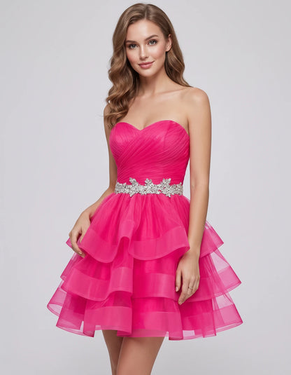 Idalia Mini Dress — Hot Pink | SKU: RB-bd92fe-hotpink-2,RB-bd92fe-hotpink-4,RB-bd92fe-hotpink-6,RB-bd92fe-hotpink-8,RB-bd92fe-hotpink-10,RB-bd92fe-hotpink-12,RB-bd92fe-hotpink-14,RB-bd92fe-hotpink-16,RB-bd92fe-hotpink-18,RB-bd92fe-hotpink-20,RB-bd92fe-hotpink-22,RB-bd92fe-hotpink-24