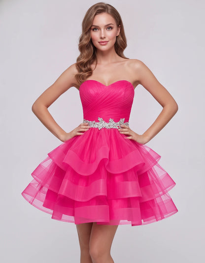 Idalia Mini Dress — Hot Pink | SKU: RB-bd92fe-hotpink-2,RB-bd92fe-hotpink-4,RB-bd92fe-hotpink-6,RB-bd92fe-hotpink-8,RB-bd92fe-hotpink-10,RB-bd92fe-hotpink-12,RB-bd92fe-hotpink-14,RB-bd92fe-hotpink-16,RB-bd92fe-hotpink-18,RB-bd92fe-hotpink-20,RB-bd92fe-hotpink-22,RB-bd92fe-hotpink-24