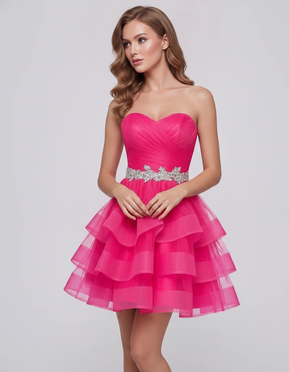 Idalia Mini Dress — Hot Pink | SKU: RB-bd92fe-hotpink-2,RB-bd92fe-hotpink-4,RB-bd92fe-hotpink-6,RB-bd92fe-hotpink-8,RB-bd92fe-hotpink-10,RB-bd92fe-hotpink-12,RB-bd92fe-hotpink-14,RB-bd92fe-hotpink-16,RB-bd92fe-hotpink-18,RB-bd92fe-hotpink-20,RB-bd92fe-hotpink-22,RB-bd92fe-hotpink-24