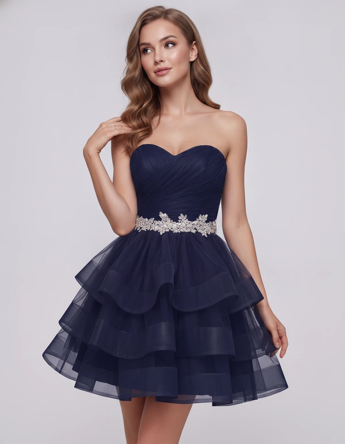 Idalia Mini Dress — Navy | SKU: RB-bd92fe-navy-2,RB-bd92fe-navy-4,RB-bd92fe-navy-6,RB-bd92fe-navy-8,RB-bd92fe-navy-10,RB-bd92fe-navy-12,RB-bd92fe-navy-14,RB-bd92fe-navy-16,RB-bd92fe-navy-18,RB-bd92fe-navy-20,RB-bd92fe-navy-22,RB-bd92fe-navy-24