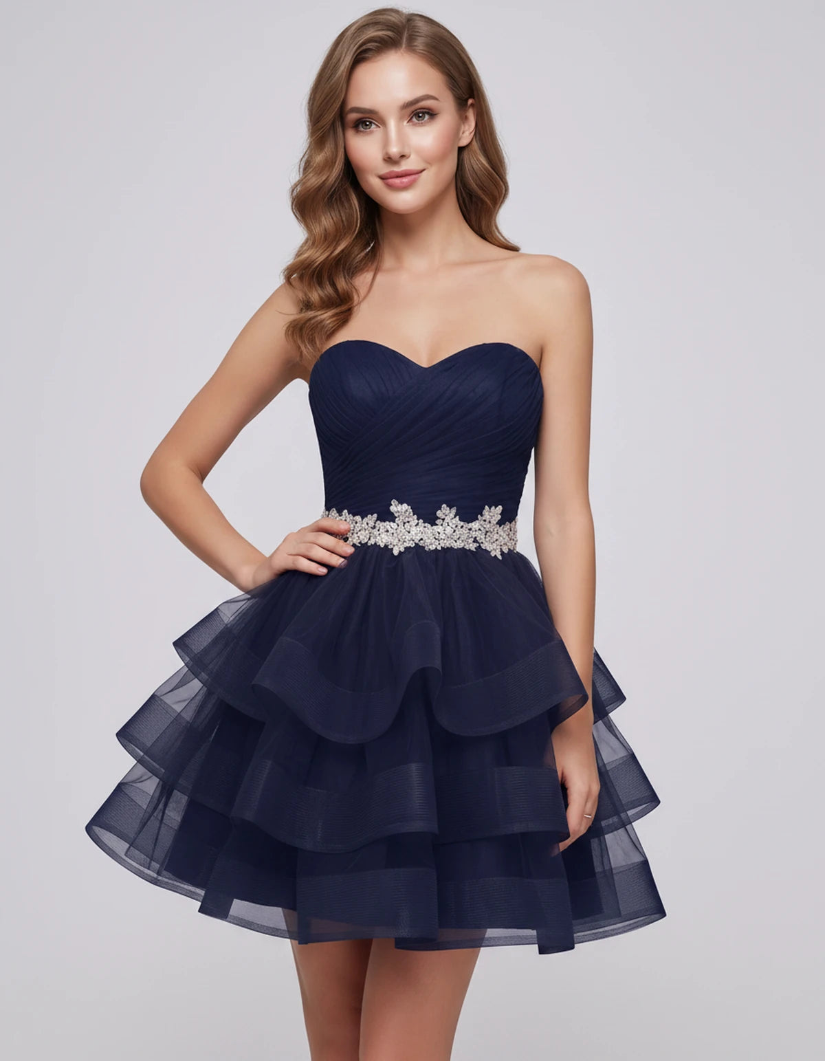 Idalia Mini Dress — Navy | SKU: RB-bd92fe-navy-2,RB-bd92fe-navy-4,RB-bd92fe-navy-6,RB-bd92fe-navy-8,RB-bd92fe-navy-10,RB-bd92fe-navy-12,RB-bd92fe-navy-14,RB-bd92fe-navy-16,RB-bd92fe-navy-18,RB-bd92fe-navy-20,RB-bd92fe-navy-22,RB-bd92fe-navy-24