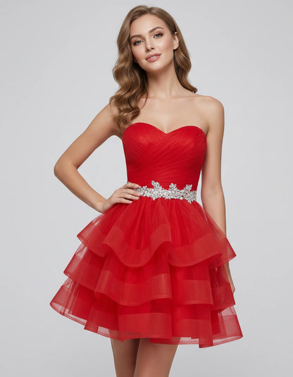 Idalia Mini Dress — Red | SKU: RB-bd92fe-red-2,RB-bd92fe-red-4,RB-bd92fe-red-6,RB-bd92fe-red-8,RB-bd92fe-red-10,RB-bd92fe-red-12,RB-bd92fe-red-14,RB-bd92fe-red-16,RB-bd92fe-red-18,RB-bd92fe-red-20,RB-bd92fe-red-22,RB-bd92fe-red-24