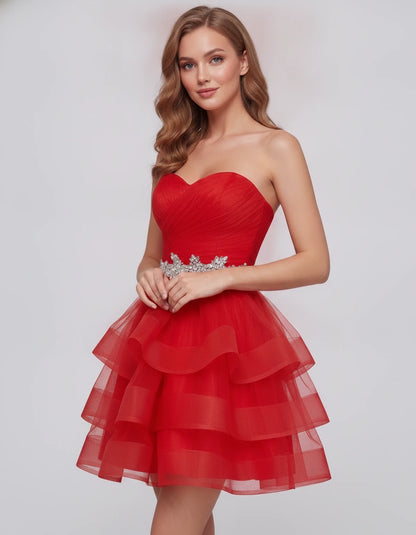 Idalia Mini Dress — Red | SKU: RB-bd92fe-red-2,RB-bd92fe-red-4,RB-bd92fe-red-6,RB-bd92fe-red-8,RB-bd92fe-red-10,RB-bd92fe-red-12,RB-bd92fe-red-14,RB-bd92fe-red-16,RB-bd92fe-red-18,RB-bd92fe-red-20,RB-bd92fe-red-22,RB-bd92fe-red-24