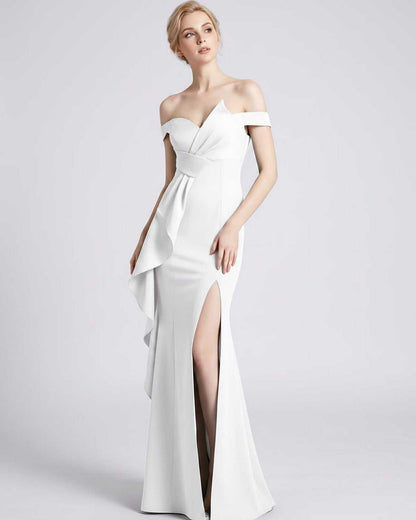 Ramblion Ilara maxi dress — off-shoulder neckline · styled view 24 · styled for prom season