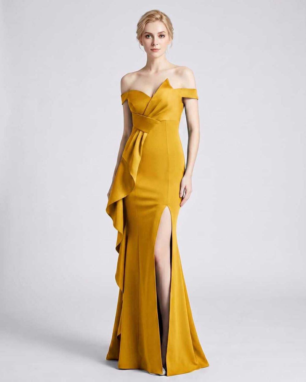 Ramblion Ilara maxi dress — off-shoulder neckline · styled view 45 · styled for prom season