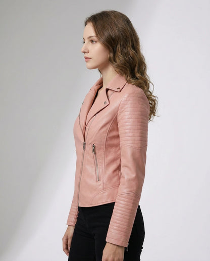 Ilaria Jackets — Pink | SKU: RB-2b4b54-pink-XS,RB-2b4b54-pink-S,RB-2b4b54-pink-M,RB-2b4b54-pink-L,RB-2b4b54-pink-XL,RB-2b4b54-pink-2XL