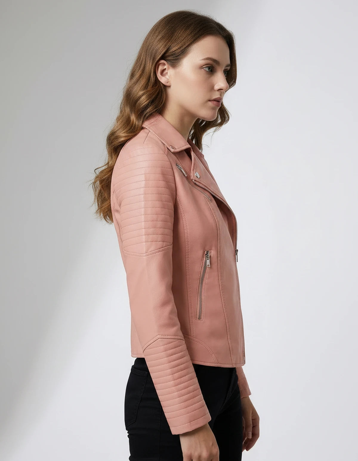 Ilaria Jackets — Pink | SKU: RB-2b4b54-pink-XS,RB-2b4b54-pink-S,RB-2b4b54-pink-M,RB-2b4b54-pink-L,RB-2b4b54-pink-XL,RB-2b4b54-pink-2XL