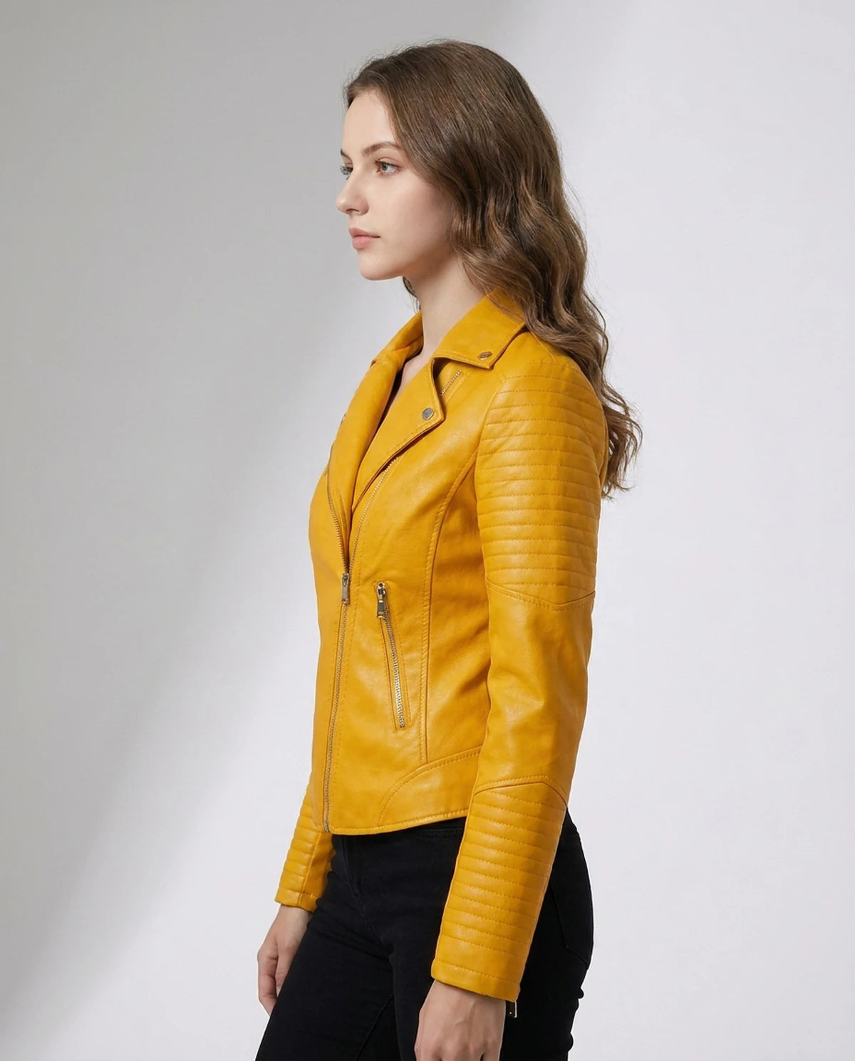 Ilaria Jackets — Yellow | SKU: RB-2b4b54-yellow-XS,RB-2b4b54-yellow-S,RB-2b4b54-yellow-M,RB-2b4b54-yellow-L,RB-2b4b54-yellow-XL,RB-2b4b54-yellow-2XL