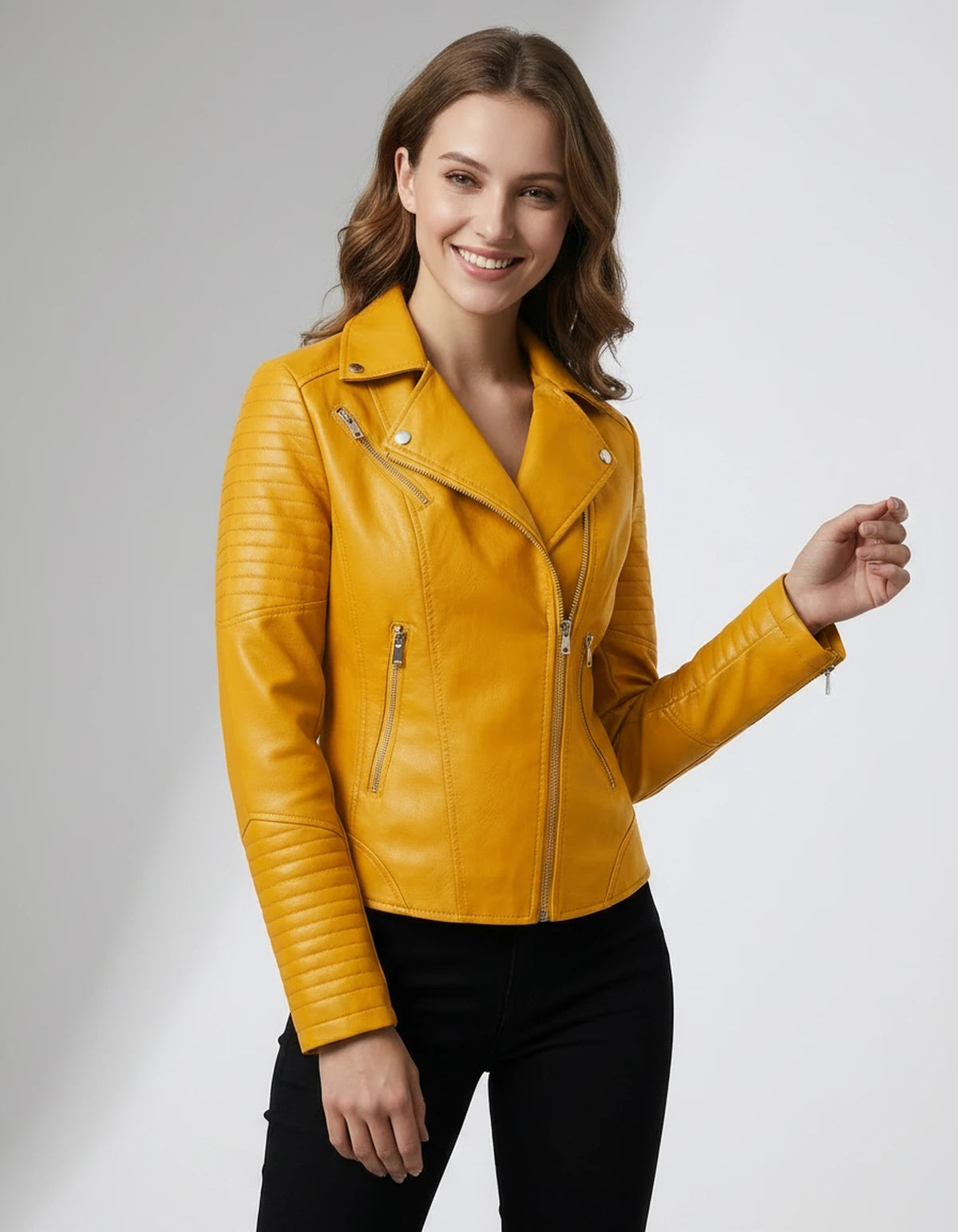 Ilaria Jackets — Yellow | SKU: RB-2b4b54-yellow-XS,RB-2b4b54-yellow-S,RB-2b4b54-yellow-M,RB-2b4b54-yellow-L,RB-2b4b54-yellow-XL,RB-2b4b54-yellow-2XL