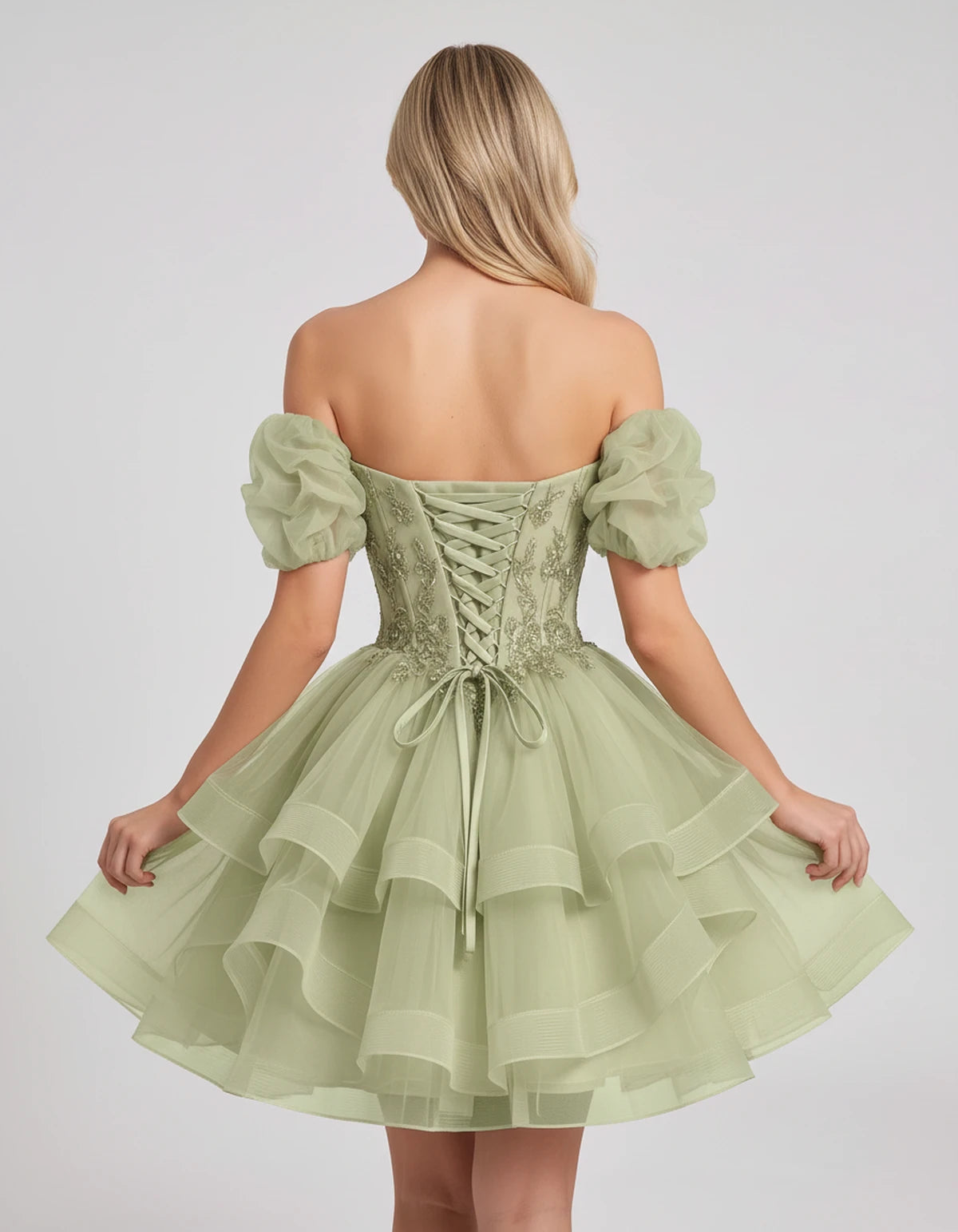 Immortelle Mini Dresses — Dusty Sage | SKU: RB-13a961-dustys97-2,RB-13a961-dustys97-4,RB-13a961-dustys97-6,RB-13a961-dustys97-8,RB-13a961-dustys97-10,RB-13a961-dustys97-12,RB-13a961-dustys97-14,RB-13a961-dustys97-16,RB-13a961-dustys97-16W,RB-13a961-dustys97-18W,RB-13a961-dustys97-20W,RB-13a961-dustys97-22W