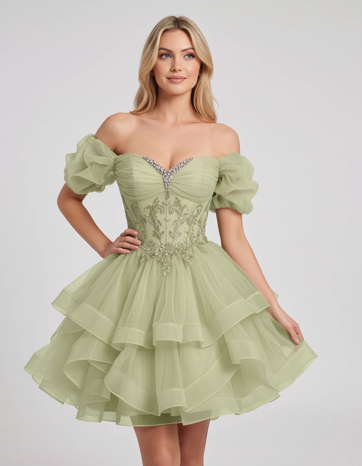 Immortelle Mini Dresses — Dusty Sage | SKU: RB-13a961-dustys97-2,RB-13a961-dustys97-4,RB-13a961-dustys97-6,RB-13a961-dustys97-8,RB-13a961-dustys97-10,RB-13a961-dustys97-12,RB-13a961-dustys97-14,RB-13a961-dustys97-16,RB-13a961-dustys97-16W,RB-13a961-dustys97-18W,RB-13a961-dustys97-20W,RB-13a961-dustys97-22W
