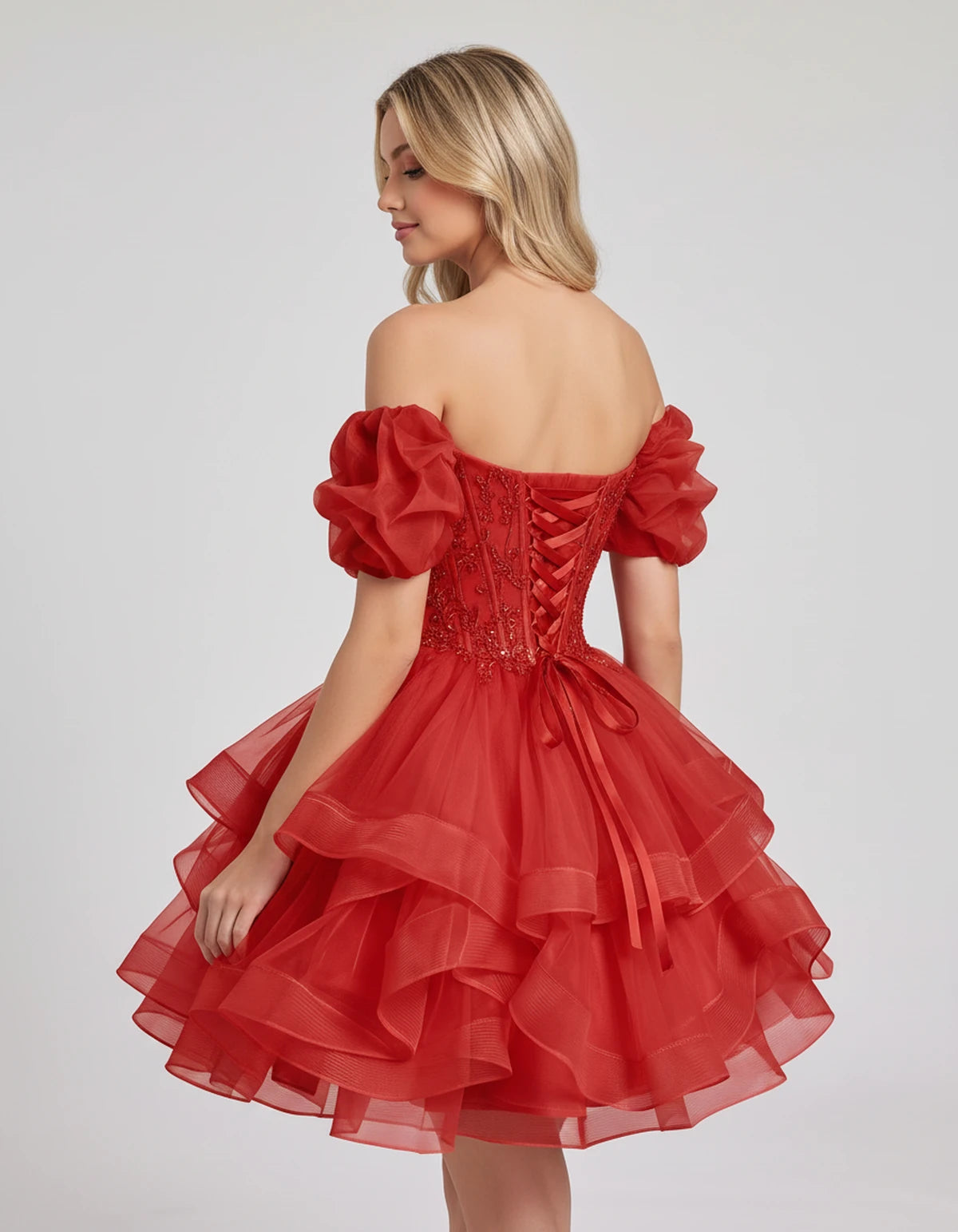 Immortelle Mini Dresses — Red | SKU: RB-13a961-red-2,RB-13a961-red-4,RB-13a961-red-6,RB-13a961-red-8,RB-13a961-red-10,RB-13a961-red-12,RB-13a961-red-14,RB-13a961-red-16,RB-13a961-red-16W,RB-13a961-red-18W,RB-13a961-red-20W,RB-13a961-red-22W