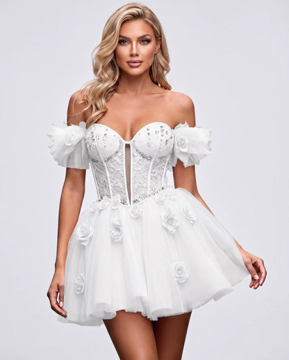 Imogen Mini Dress — White