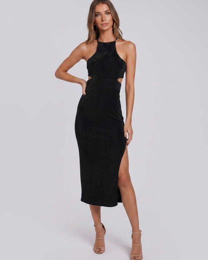 Ramblion Ina midi dress — crew neck neckline · styled view 12 · styled for cocktail season