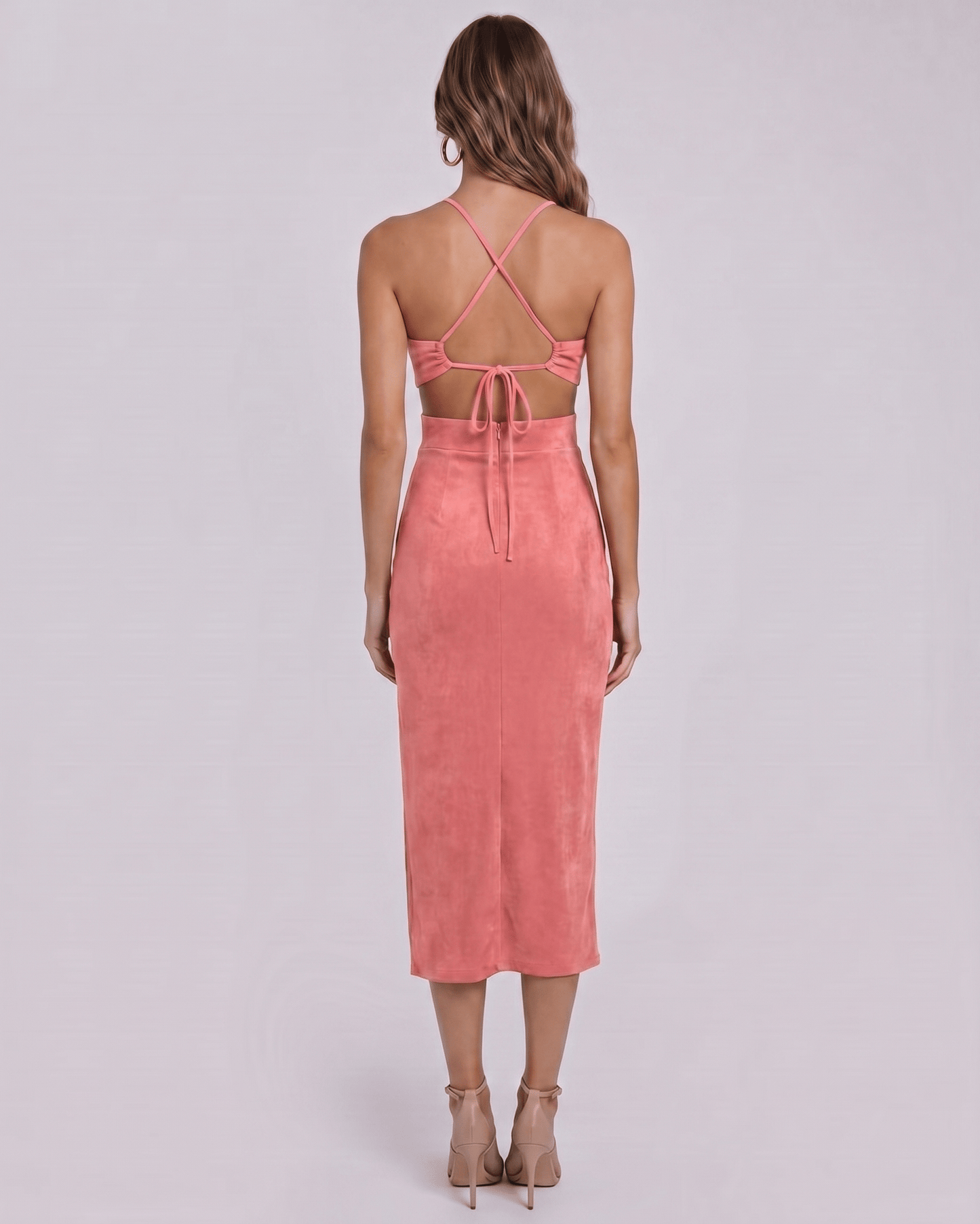 Ramblion Ina midi dress — crew neck neckline · styled view 16 · styled for cocktail season