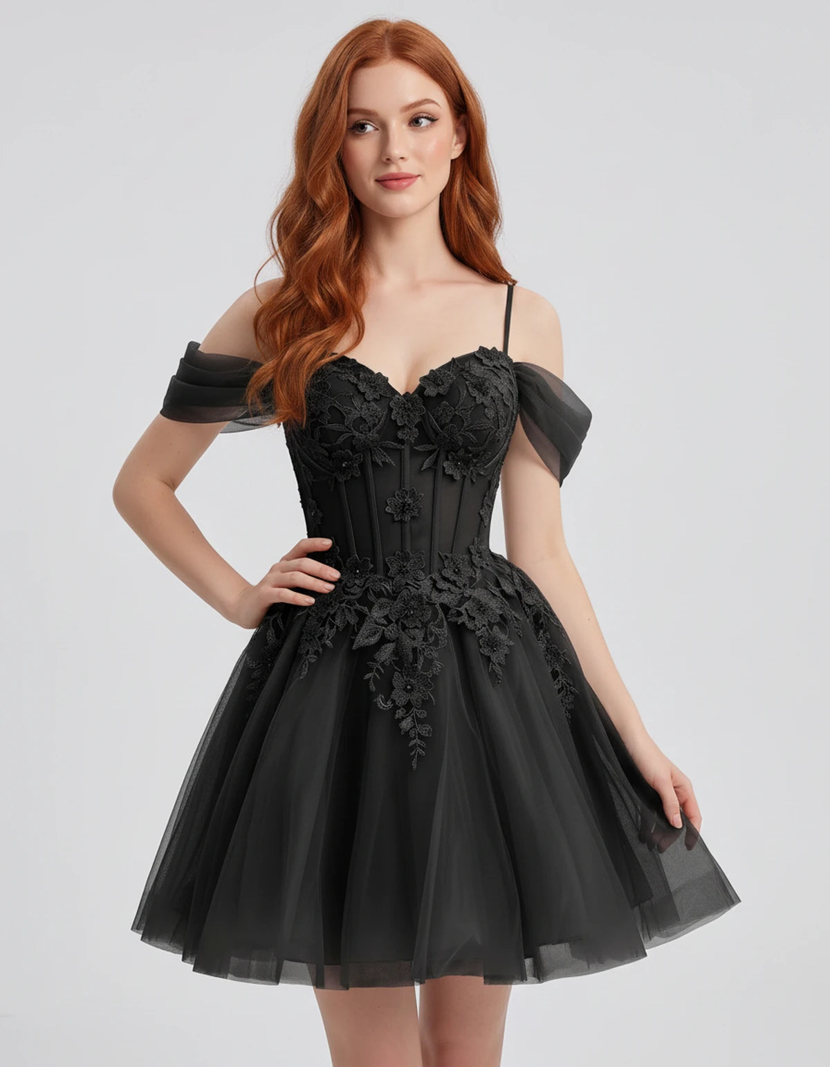 Iolanthe Mini Dresses — Black | SKU: RB-ec7f0c-black-2,RB-ec7f0c-black-4,RB-ec7f0c-black-6,RB-ec7f0c-black-8,RB-ec7f0c-black-10,RB-ec7f0c-black-12,RB-ec7f0c-black-14,RB-ec7f0c-black-16,RB-ec7f0c-black-16W,RB-ec7f0c-black-18W,RB-ec7f0c-black-20W,RB-ec7f0c-black-22W
