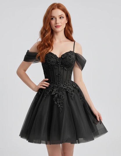 Iolanthe Mini Dresses — Black | SKU: RB-ec7f0c-black-2,RB-ec7f0c-black-4,RB-ec7f0c-black-6,RB-ec7f0c-black-8,RB-ec7f0c-black-10,RB-ec7f0c-black-12,RB-ec7f0c-black-14,RB-ec7f0c-black-16,RB-ec7f0c-black-16W,RB-ec7f0c-black-18W,RB-ec7f0c-black-20W,RB-ec7f0c-black-22W