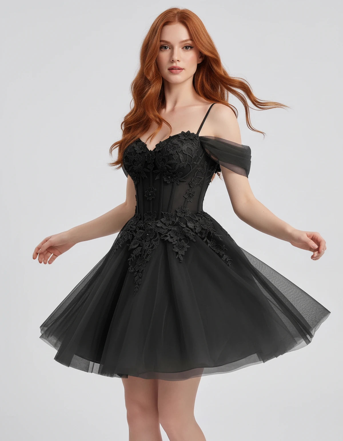 Iolanthe Mini Dresses — Black | SKU: RB-ec7f0c-black-2,RB-ec7f0c-black-4,RB-ec7f0c-black-6,RB-ec7f0c-black-8,RB-ec7f0c-black-10,RB-ec7f0c-black-12,RB-ec7f0c-black-14,RB-ec7f0c-black-16,RB-ec7f0c-black-16W,RB-ec7f0c-black-18W,RB-ec7f0c-black-20W,RB-ec7f0c-black-22W