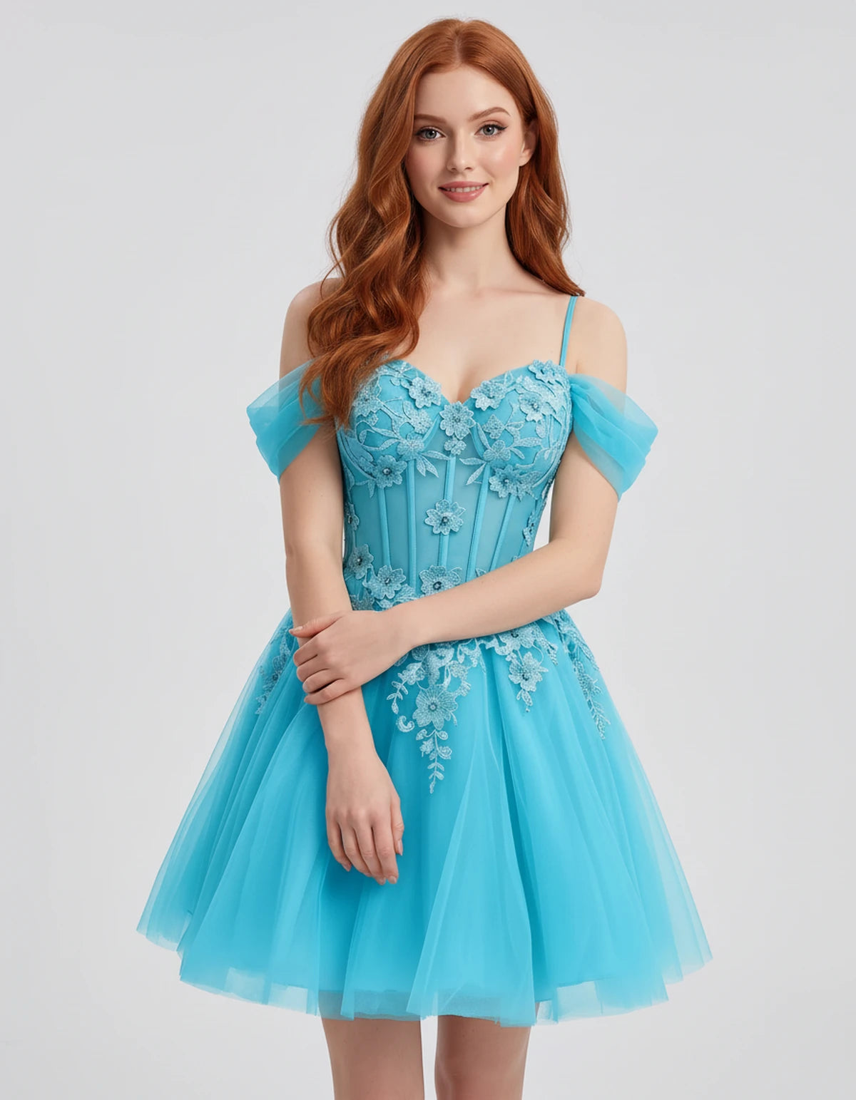 Iolanthe Mini Dresses — Blue | SKU: RB-ec7f0c-blue-2,RB-ec7f0c-blue-4,RB-ec7f0c-blue-6,RB-ec7f0c-blue-8,RB-ec7f0c-blue-10,RB-ec7f0c-blue-12,RB-ec7f0c-blue-14,RB-ec7f0c-blue-16,RB-ec7f0c-blue-16W,RB-ec7f0c-blue-18W,RB-ec7f0c-blue-20W,RB-ec7f0c-blue-22W