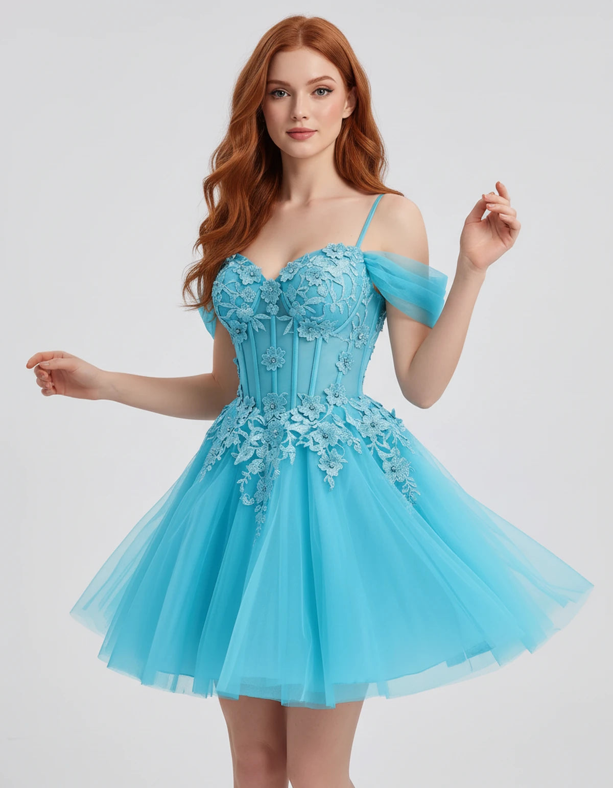 Iolanthe Mini Dresses — Blue | SKU: RB-ec7f0c-blue-2,RB-ec7f0c-blue-4,RB-ec7f0c-blue-6,RB-ec7f0c-blue-8,RB-ec7f0c-blue-10,RB-ec7f0c-blue-12,RB-ec7f0c-blue-14,RB-ec7f0c-blue-16,RB-ec7f0c-blue-16W,RB-ec7f0c-blue-18W,RB-ec7f0c-blue-20W,RB-ec7f0c-blue-22W