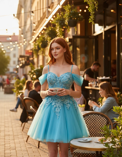 Iolanthe Mini Dresses — Blue | SKU: RB-ec7f0c-blue-2,RB-ec7f0c-blue-4,RB-ec7f0c-blue-6,RB-ec7f0c-blue-8,RB-ec7f0c-blue-10,RB-ec7f0c-blue-12,RB-ec7f0c-blue-14,RB-ec7f0c-blue-16,RB-ec7f0c-blue-16W,RB-ec7f0c-blue-18W,RB-ec7f0c-blue-20W,RB-ec7f0c-blue-22W