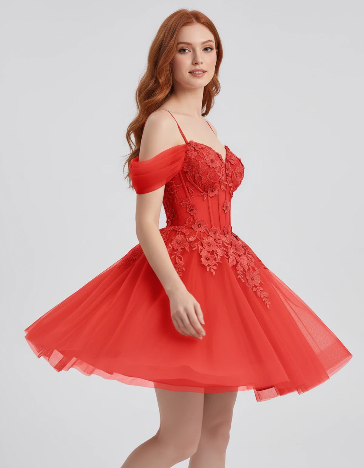Iolanthe Mini Dresses — Red | SKU: RB-ec7f0c-red-2,RB-ec7f0c-red-4,RB-ec7f0c-red-6,RB-ec7f0c-red-8,RB-ec7f0c-red-10,RB-ec7f0c-red-12,RB-ec7f0c-red-14,RB-ec7f0c-red-16,RB-ec7f0c-red-16W,RB-ec7f0c-red-18W,RB-ec7f0c-red-20W,RB-ec7f0c-red-22W