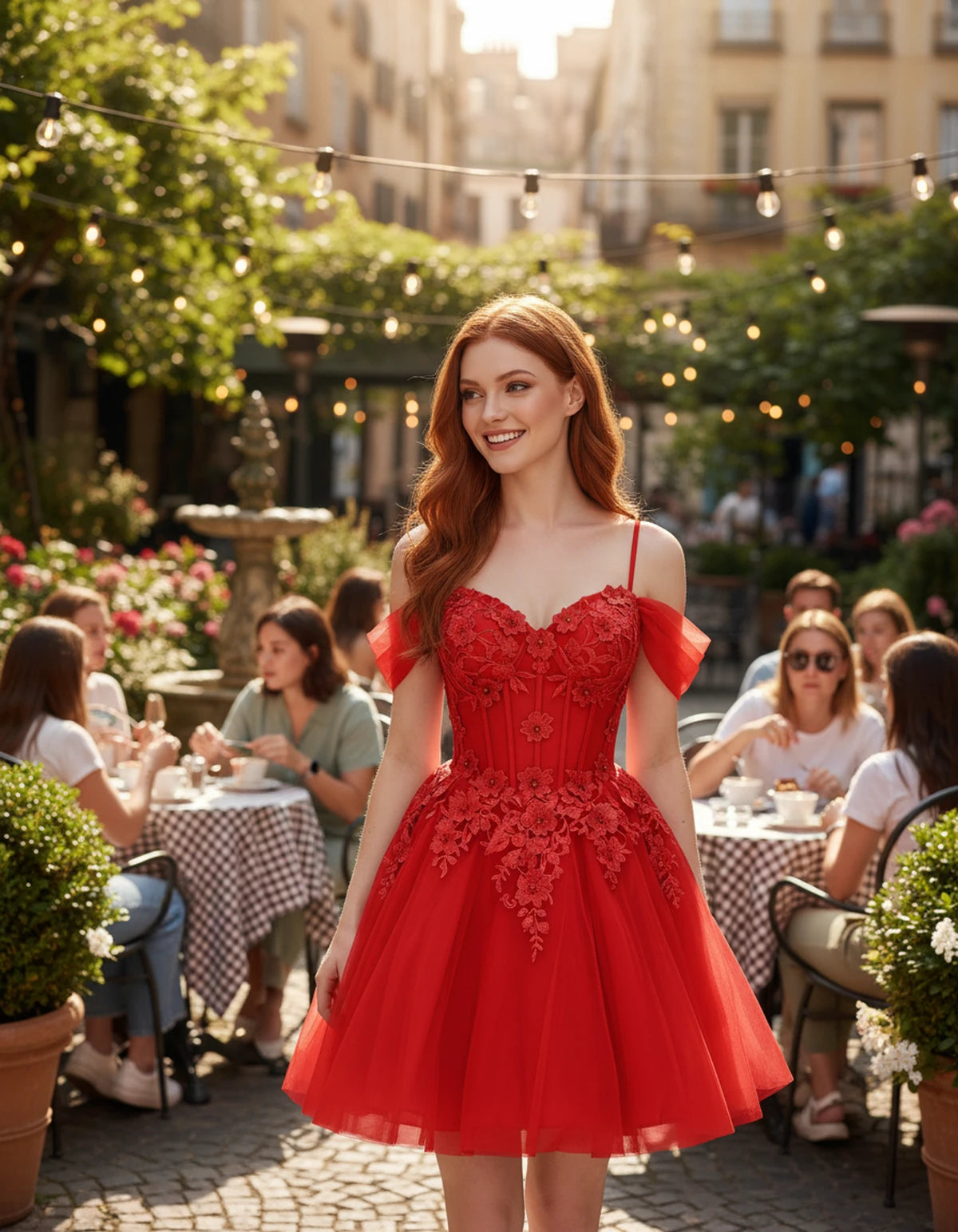 Iolanthe Mini Dresses — Red | SKU: RB-ec7f0c-red-2,RB-ec7f0c-red-4,RB-ec7f0c-red-6,RB-ec7f0c-red-8,RB-ec7f0c-red-10,RB-ec7f0c-red-12,RB-ec7f0c-red-14,RB-ec7f0c-red-16,RB-ec7f0c-red-16W,RB-ec7f0c-red-18W,RB-ec7f0c-red-20W,RB-ec7f0c-red-22W