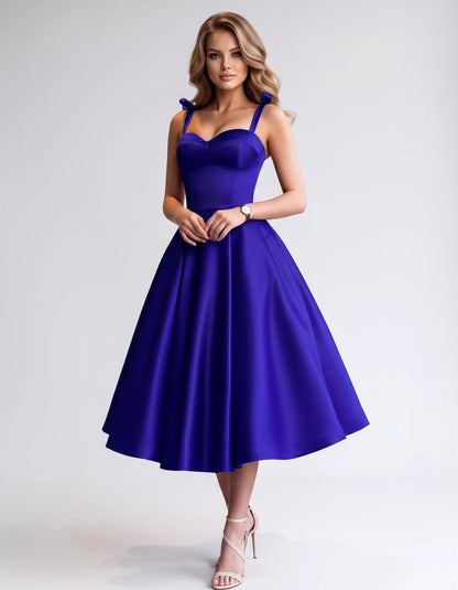 Isabeau Midi Dresses — Blue | SKU: RB-d56593-blue-2,RB-d56593-blue-4,RB-d56593-blue-6,RB-d56593-blue-8,RB-d56593-blue-10,RB-d56593-blue-12,RB-d56593-blue-14,RB-d56593-blue-14W,RB-d56593-blue-16,RB-d56593-blue-16W,RB-d56593-blue-18W,RB-d56593-blue-20W