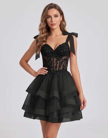 Isaline Mini Dresses — Black | SKU: RB-25eaeb-black-2,RB-25eaeb-black-4,RB-25eaeb-black-6,RB-25eaeb-black-8,RB-25eaeb-black-10,RB-25eaeb-black-12,RB-25eaeb-black-14,RB-25eaeb-black-16,RB-25eaeb-black-16W,RB-25eaeb-black-18W,RB-25eaeb-black-20W,RB-25eaeb-black-22W