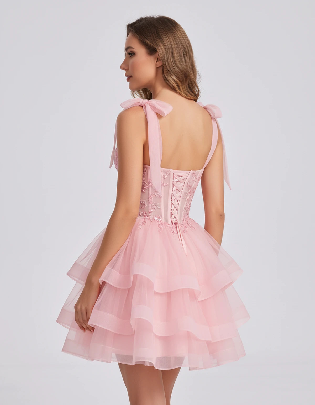 Isaline Mini Dresses — Pink | SKU: RB-25eaeb-pink-2,RB-25eaeb-pink-4,RB-25eaeb-pink-6,RB-25eaeb-pink-8,RB-25eaeb-pink-10,RB-25eaeb-pink-12,RB-25eaeb-pink-14,RB-25eaeb-pink-16,RB-25eaeb-pink-16W,RB-25eaeb-pink-18W,RB-25eaeb-pink-20W,RB-25eaeb-pink-22W