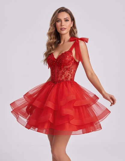 Isaline Mini Dresses — Red | SKU: RB-25eaeb-red-2,RB-25eaeb-red-4,RB-25eaeb-red-6,RB-25eaeb-red-8,RB-25eaeb-red-10,RB-25eaeb-red-12,RB-25eaeb-red-14,RB-25eaeb-red-16,RB-25eaeb-red-16W,RB-25eaeb-red-18W,RB-25eaeb-red-20W,RB-25eaeb-red-22W