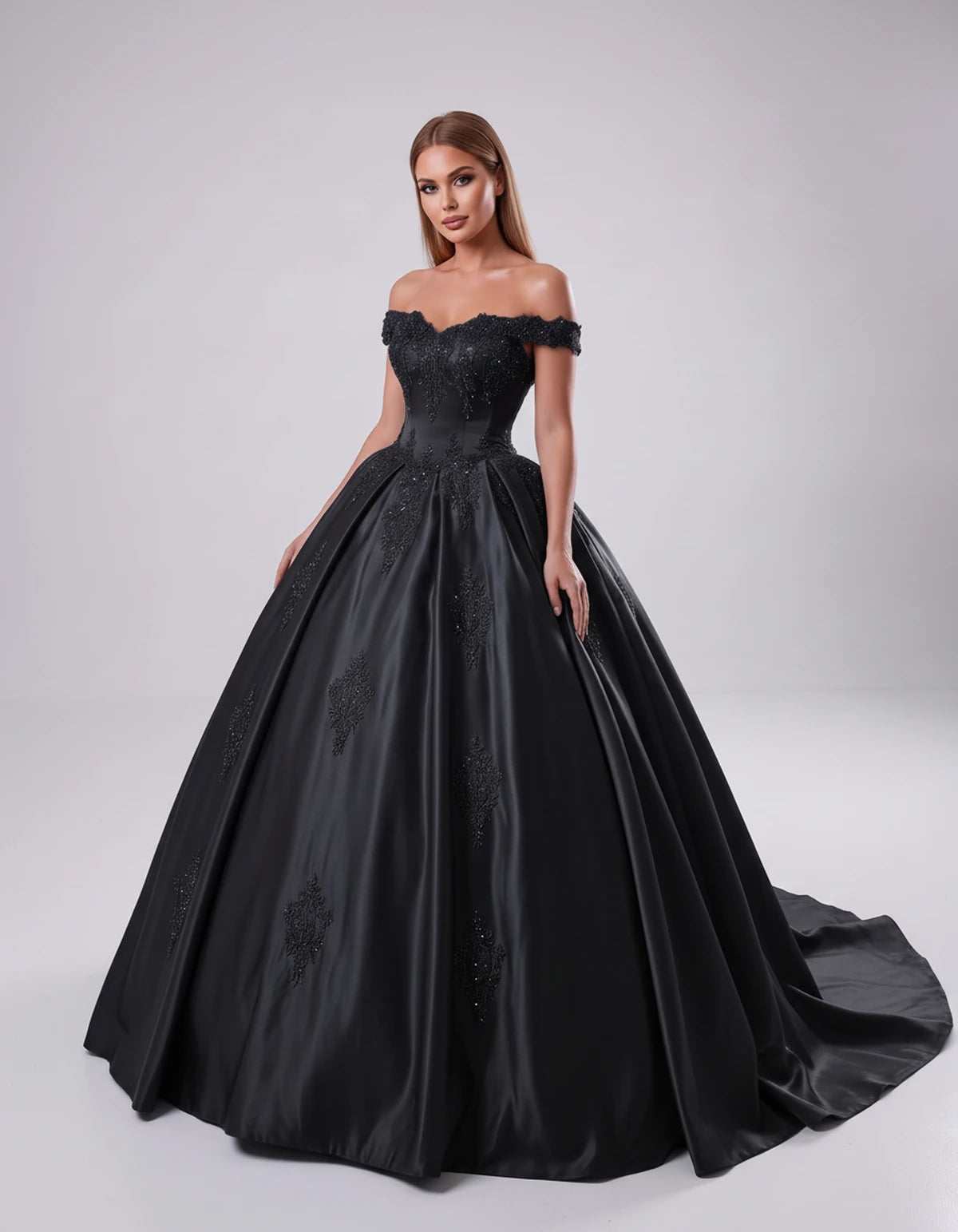 Isaura Maxi Dresses — Black | SKU: RB-6d8ae1-black-2,RB-6d8ae1-black-4,RB-6d8ae1-black-6,RB-6d8ae1-black-8,RB-6d8ae1-black-10,RB-6d8ae1-black-12,RB-6d8ae1-black-14,RB-6d8ae1-black-16,RB-6d8ae1-black-16W,RB-6d8ae1-black-18W,RB-6d8ae1-black-20W,RB-6d8ae1-black-22W