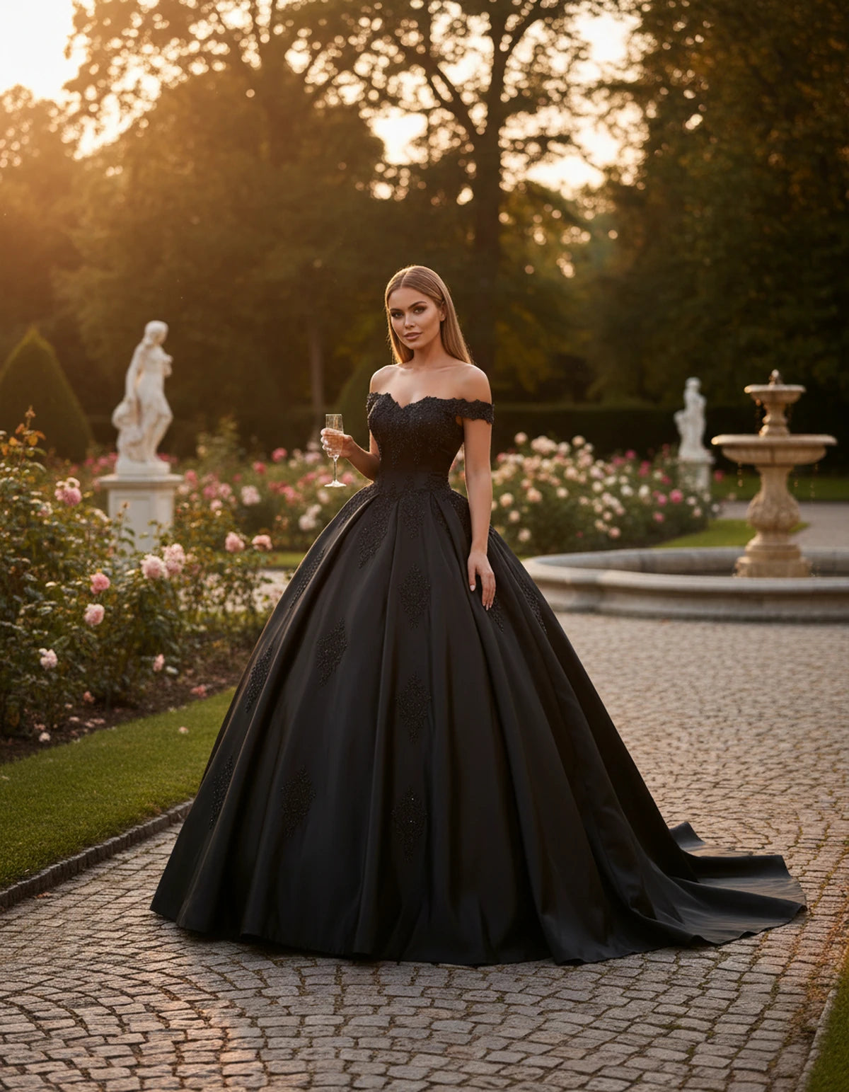 Isaura Maxi Dresses — Black | SKU: RB-6d8ae1-black-2,RB-6d8ae1-black-4,RB-6d8ae1-black-6,RB-6d8ae1-black-8,RB-6d8ae1-black-10,RB-6d8ae1-black-12,RB-6d8ae1-black-14,RB-6d8ae1-black-16,RB-6d8ae1-black-16W,RB-6d8ae1-black-18W,RB-6d8ae1-black-20W,RB-6d8ae1-black-22W