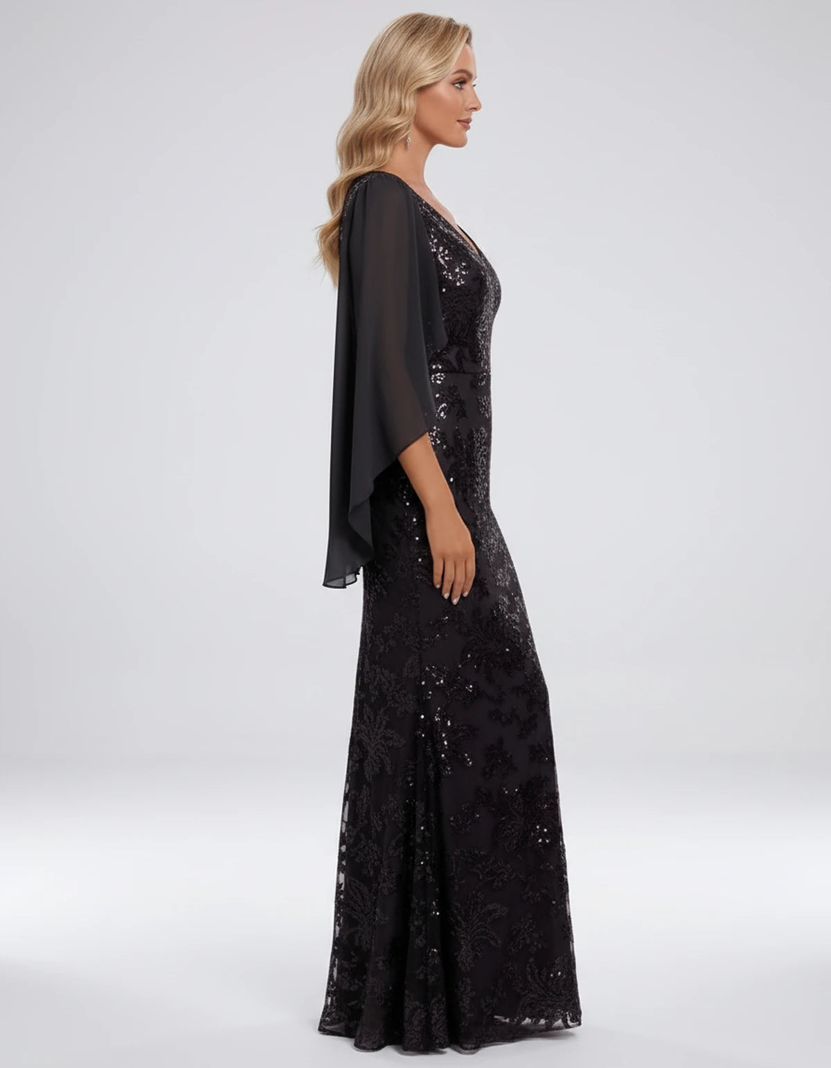 Islande Maxi Dresses — Black | SKU: RB-8845ac-black-2,RB-8845ac-black-4,RB-8845ac-black-6,RB-8845ac-black-8,RB-8845ac-black-10,RB-8845ac-black-12,RB-8845ac-black-14,RB-8845ac-black-16,RB-8845ac-black-16W,RB-8845ac-black-18W,RB-8845ac-black-20W,RB-8845ac-black-22W