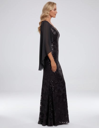 Islande Maxi Dresses — Black | SKU: RB-8845ac-black-2,RB-8845ac-black-4,RB-8845ac-black-6,RB-8845ac-black-8,RB-8845ac-black-10,RB-8845ac-black-12,RB-8845ac-black-14,RB-8845ac-black-16,RB-8845ac-black-16W,RB-8845ac-black-18W,RB-8845ac-black-20W,RB-8845ac-black-22W