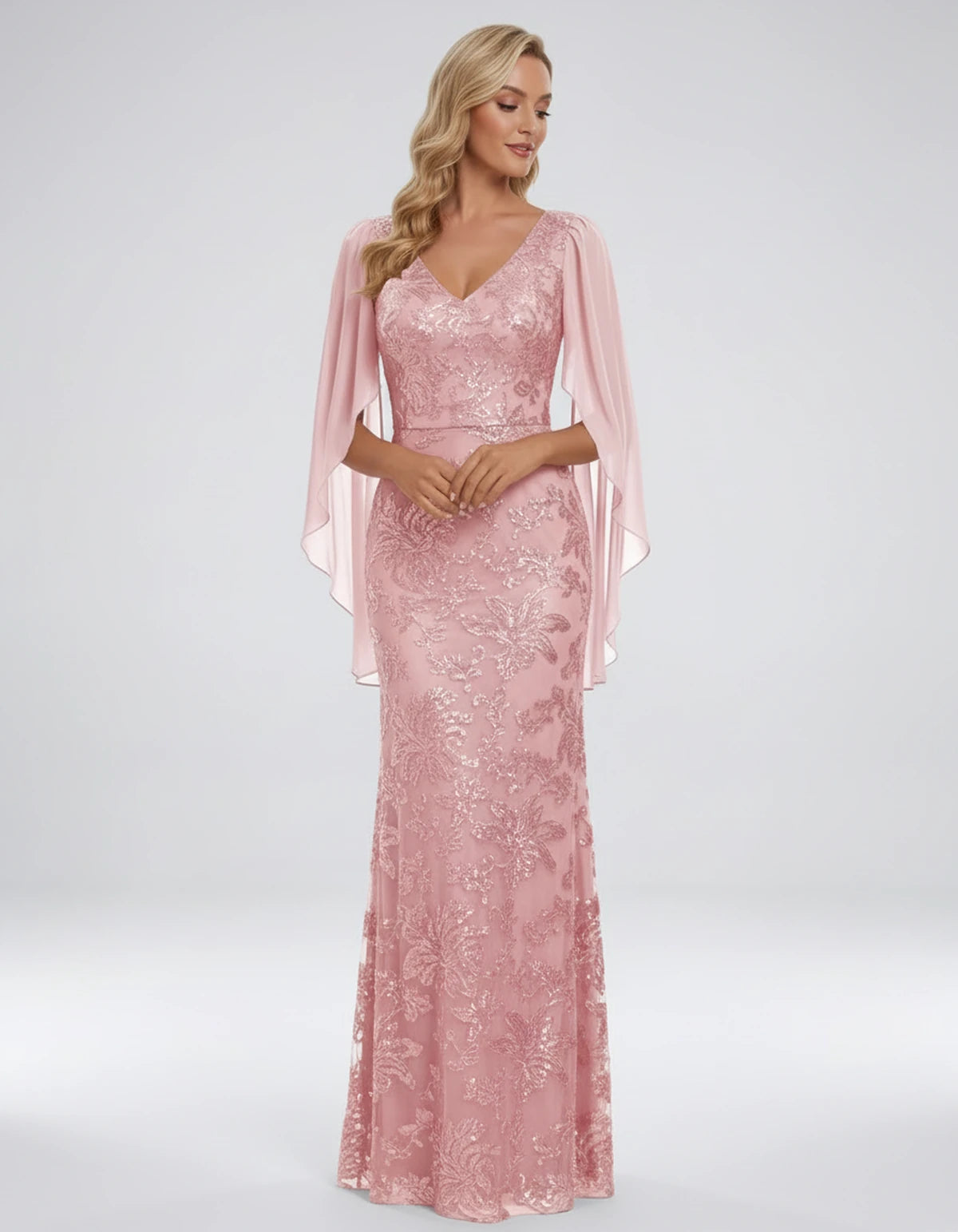 Islande Maxi Dresses — Blush | SKU: RB-8845ac-blush-2,RB-8845ac-blush-4,RB-8845ac-blush-6,RB-8845ac-blush-8,RB-8845ac-blush-10,RB-8845ac-blush-12,RB-8845ac-blush-14,RB-8845ac-blush-16,RB-8845ac-blush-16W,RB-8845ac-blush-18W,RB-8845ac-blush-20W,RB-8845ac-blush-22W