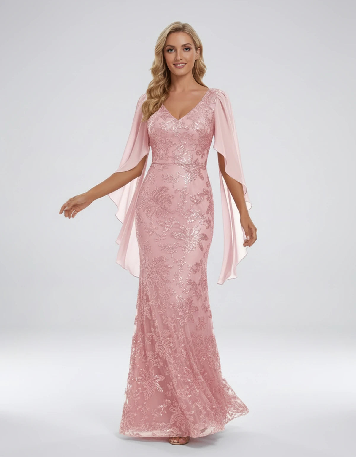 Islande Maxi Dresses — Blush | SKU: RB-8845ac-blush-2,RB-8845ac-blush-4,RB-8845ac-blush-6,RB-8845ac-blush-8,RB-8845ac-blush-10,RB-8845ac-blush-12,RB-8845ac-blush-14,RB-8845ac-blush-16,RB-8845ac-blush-16W,RB-8845ac-blush-18W,RB-8845ac-blush-20W,RB-8845ac-blush-22W
