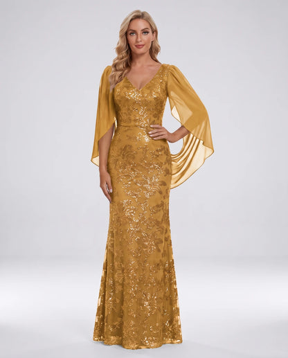Islande Maxi Dresses — Gold