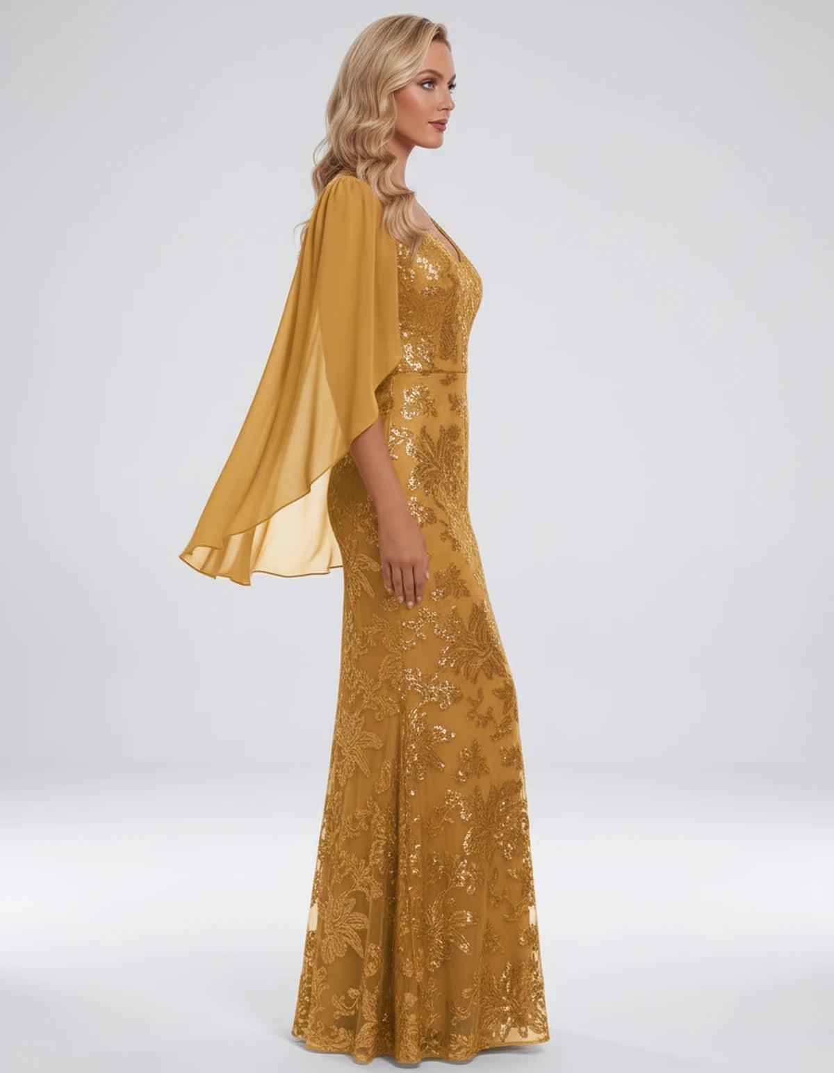 Islande Maxi Dresses — Gold | SKU: RB-8845ac-gold-2,RB-8845ac-gold-4,RB-8845ac-gold-6,RB-8845ac-gold-8,RB-8845ac-gold-10,RB-8845ac-gold-12,RB-8845ac-gold-14,RB-8845ac-gold-16,RB-8845ac-gold-16W,RB-8845ac-gold-18W,RB-8845ac-gold-20W,RB-8845ac-gold-22W